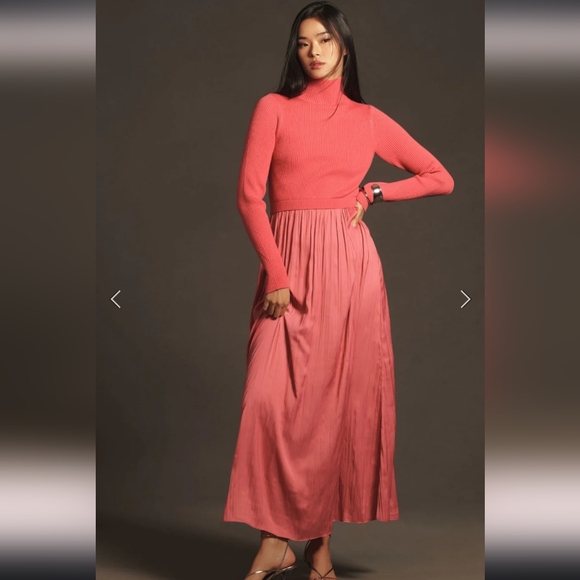 Anthropologie Thea Twofer Sweater Maxi Dress - Picture 5 of 8